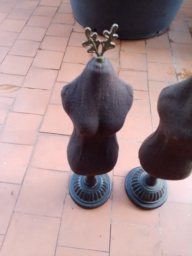 Set 10 Maniquíes Portátiles Marrones