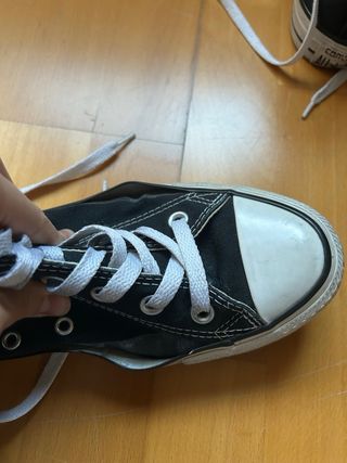 Converse Clásicas Altas Negras Talla 39