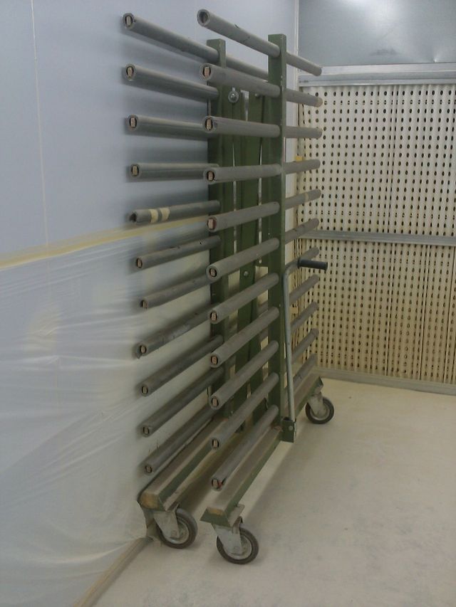 Carro plegable secado piezas/puertas