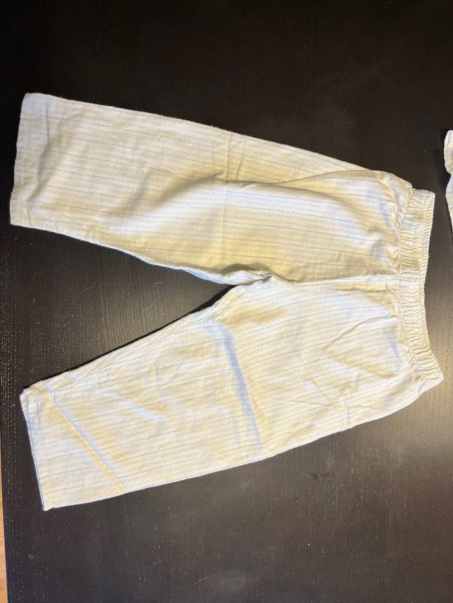 Pijama niño 3 años rayas azules