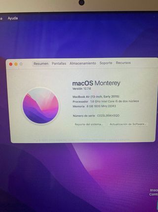 MacBook Air 13 Plata