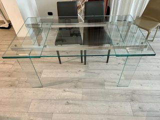 Tavolo in cristallo Riflessi