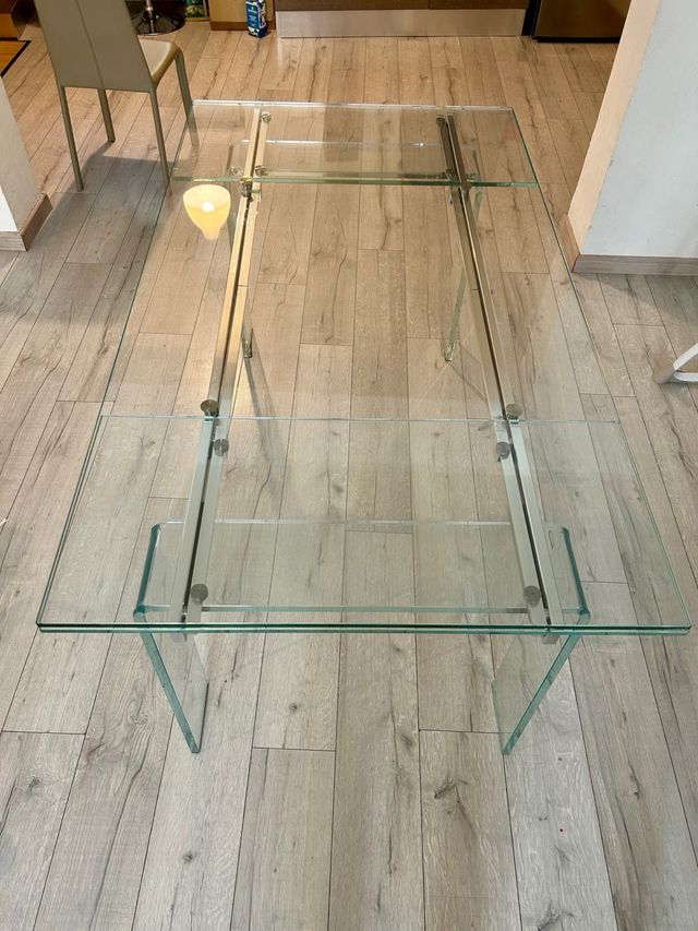 Tavolo in cristallo Riflessi