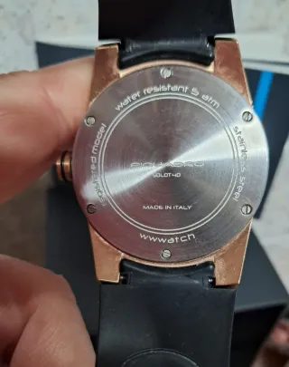 Orologio Piquadro Uomo Oro Nero