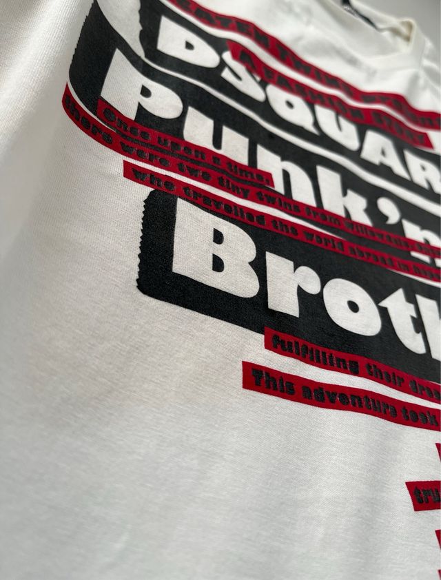 Camiseta DSQUARED2 Punk'n'Roll Brothers Talla S