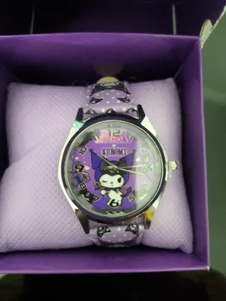 Reloj Kuromi Morado Niña