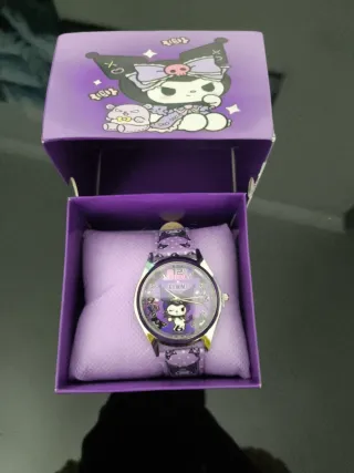 Reloj Kuromi Morado Niña