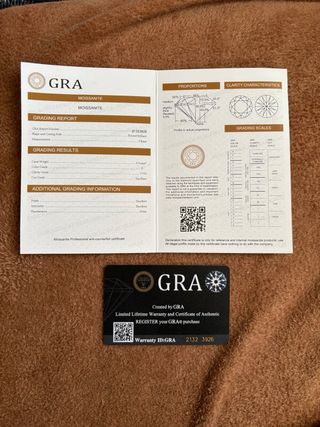 Pendientes de aro de plata y moissanita