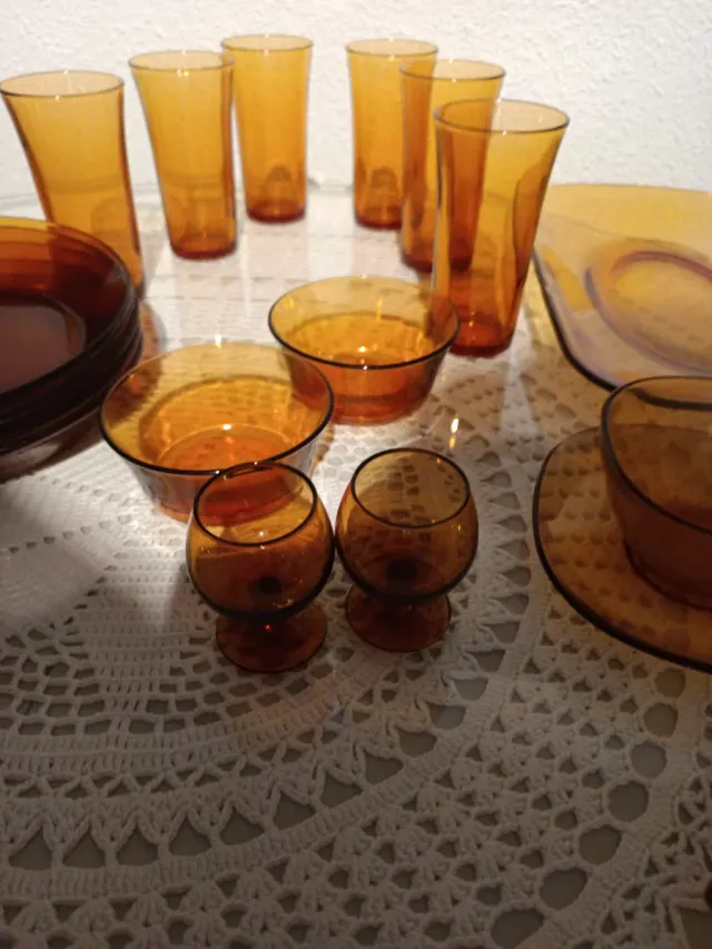 Vajilla Duralex Cristal Ámbar