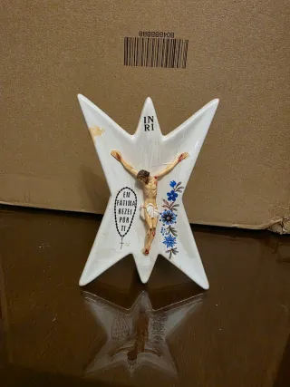 Crucifijo Cerámica Fátima Portugal