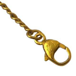 Swarovski collana sottile dorata