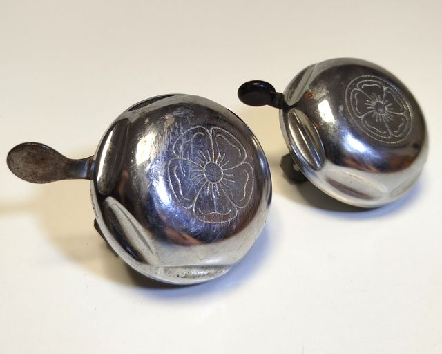 Timbres de bicicleta vintage flor