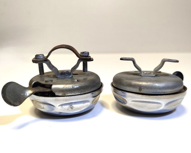 Timbres de bicicleta vintage flor