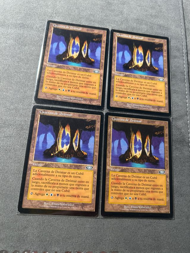 4 Cartas Magic Caverna de Drómar