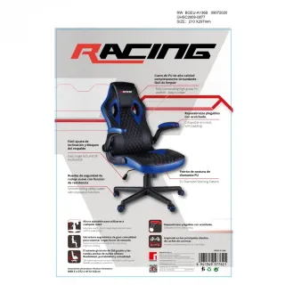 Silla Polipiel RACING Gamer Balance