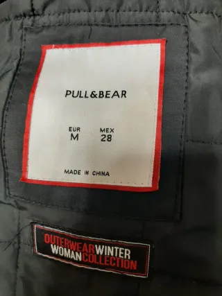 Chaqueta parka mujer negra