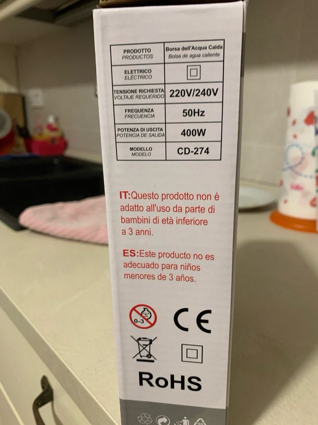 Borsa acqua calda EMIPRO 26x19cm