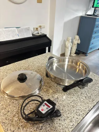 Olla Eléctrica Multifunción Acero Inox