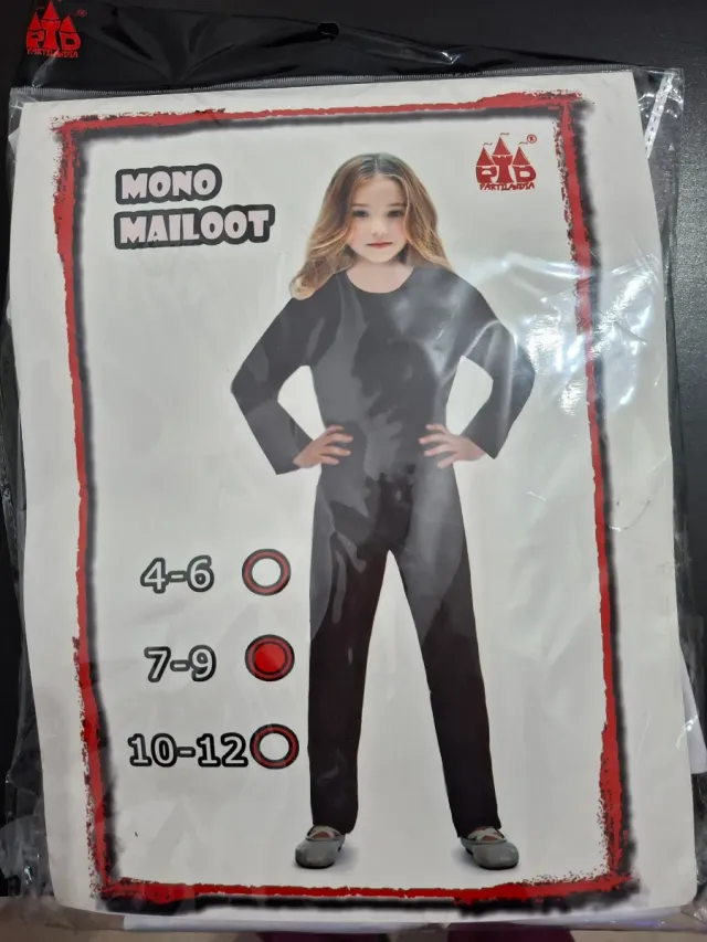 Mono de disfraz blanco infantil