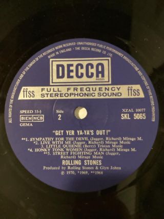 The Rolling Stones LP Get Yer Ya-Ya's Out!