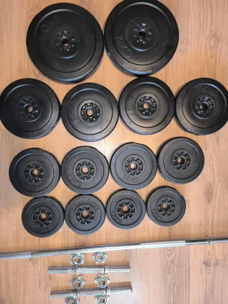 Discos de pesas para gimnasio en casa