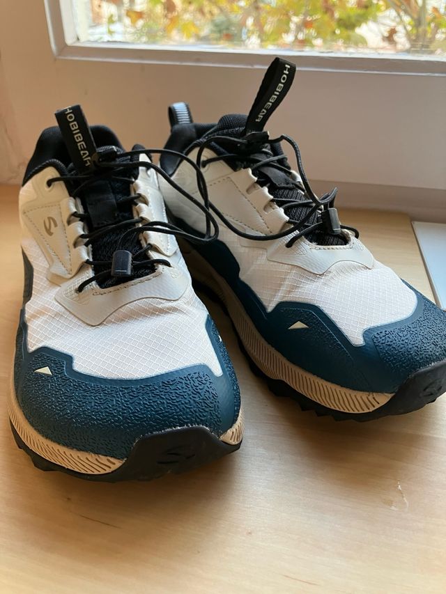 Zapatillas barefoot Hobibear Azul/Blanco. Unisex.