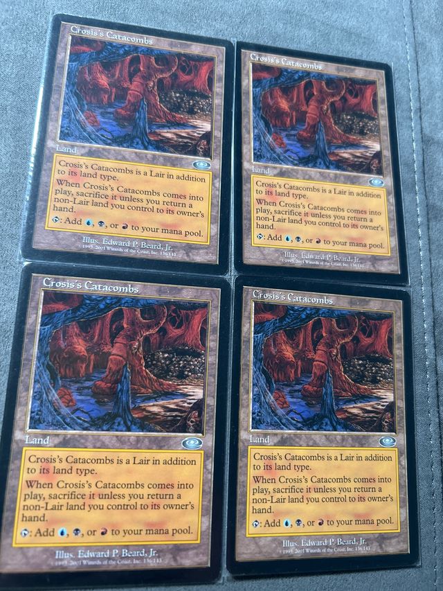 4x Crosis's Catacombs Magic Cards