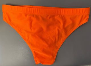 Bañador slip hombre Talla S Naranja