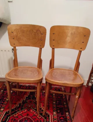 Sedie in legno naturale stile Thonet