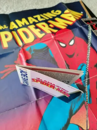 Póster Spiderman Gameboy Instrucciones