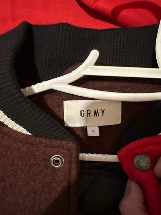Chaqueta Grimey Loot Roja y Marrón
