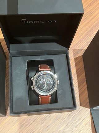 Reloj Hamilton X-Wind Cronógrafo Azul