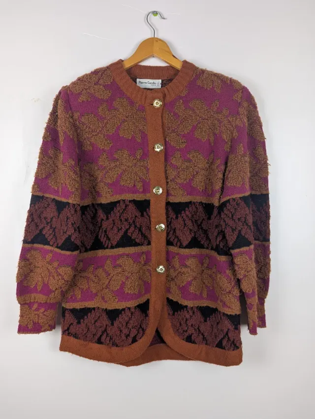 Cárdigan Pierre Cardin Vintage 80s/90s