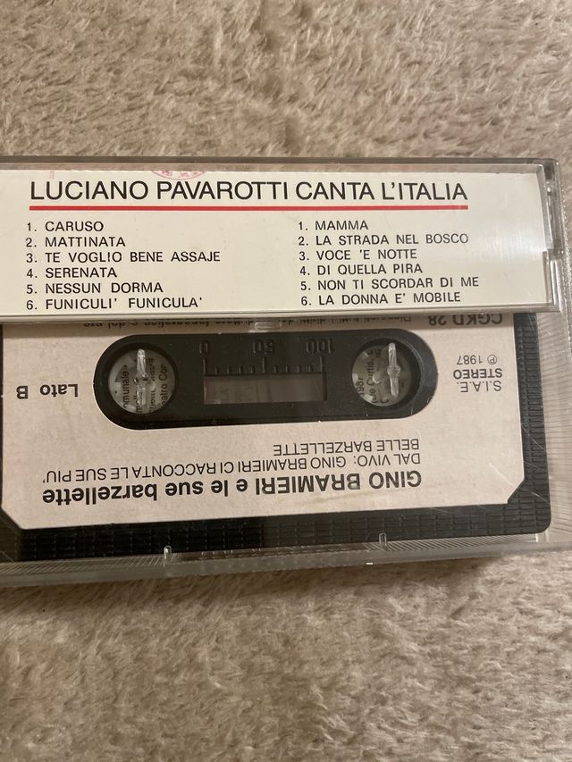 Musicasette Luciano Pavarotti - Vol. 1 & 2