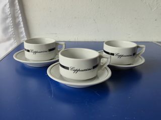 Set 3 Tazze per Cappuccino in Porcellana Veracruz