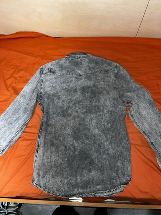 Camisa vaquera Zara gris