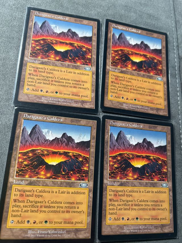 4x Magic The Gathering Darigaaz's Caldera