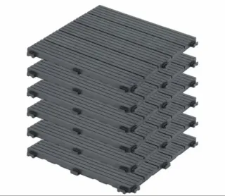 Suelo exterior composite gris