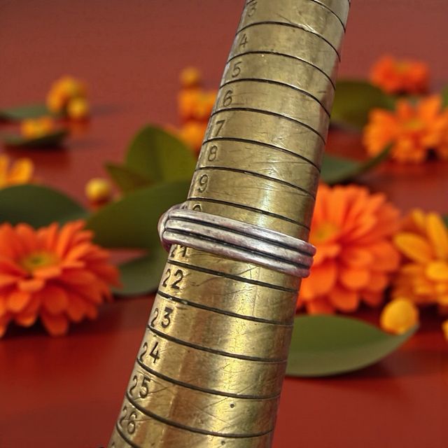 Anello vintage argento e Ambra Baltica