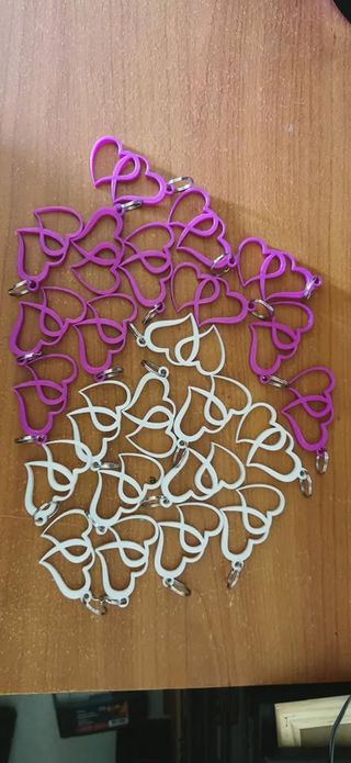 Portachiavi cuore personalizzato