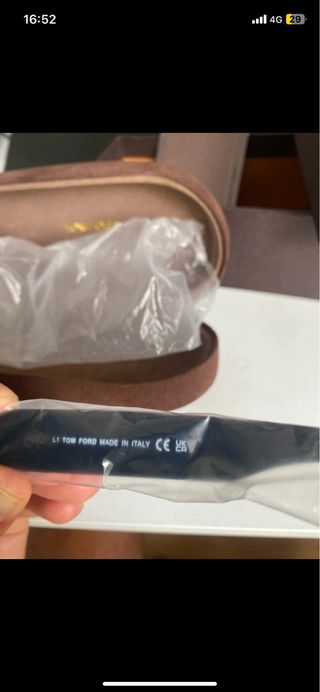 Gafas de sol Tom Ford negras y marrones