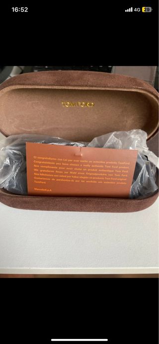 Gafas de sol Tom Ford negras y marrones