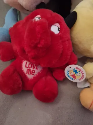 Lotto 5 peluche: Topolino, Silvestro, Titti, Husky