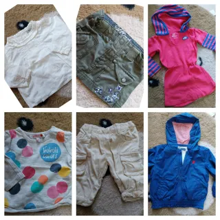 Lotto 6 pezzi bimba 6/9 anni