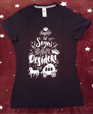 Maglietta donna Se i sogni son desideri Angélys