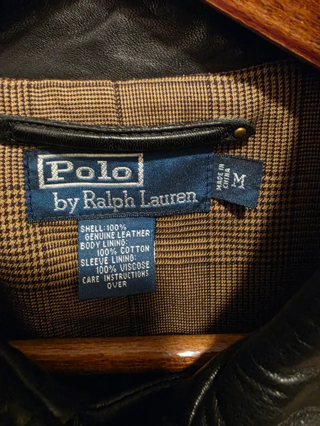 Chaqueta de piel Polo Ralph Lauren Talla M