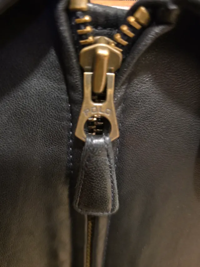 Chaqueta de piel Polo Ralph Lauren Talla M