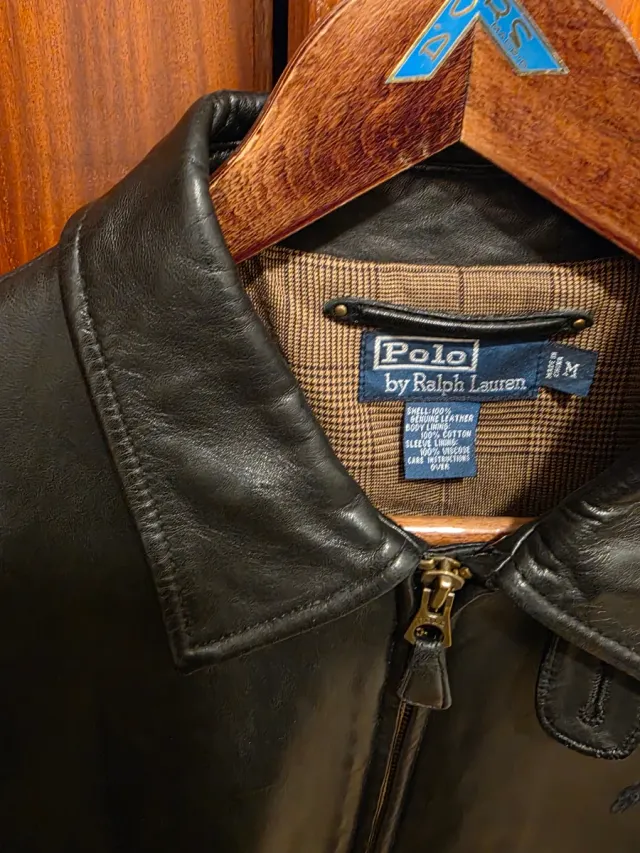 Chaqueta de piel Polo Ralph Lauren Talla M