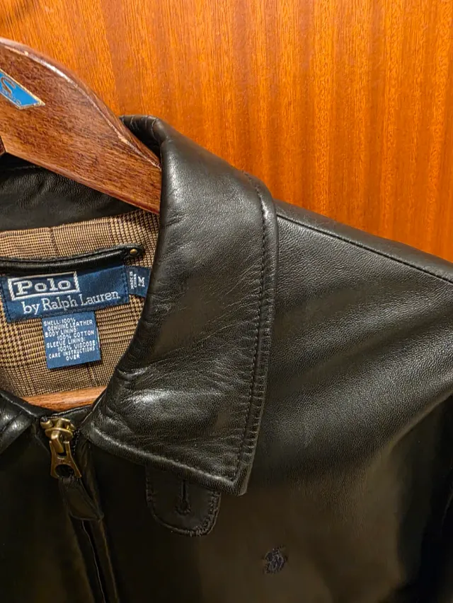 Chaqueta de piel Polo Ralph Lauren Talla M