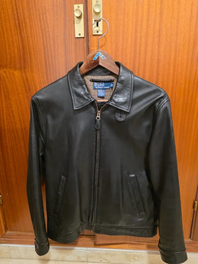 Chaqueta de piel Polo Ralph Lauren Talla M